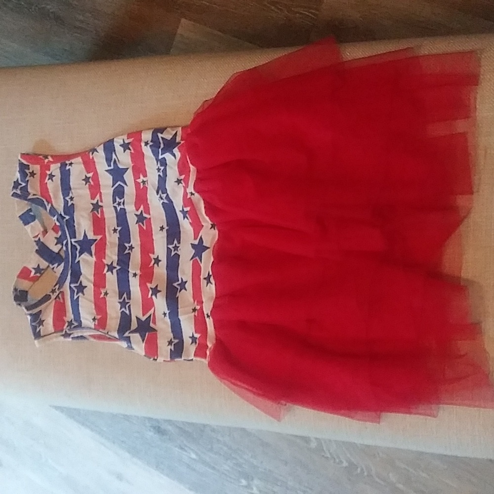 STARS AND STRIPES TUTU DRESS 3T